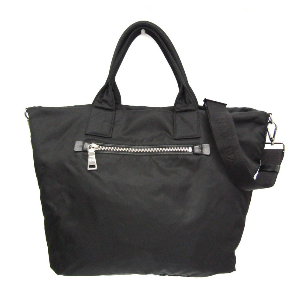 PRADA Black Leather Shoulder Bag - Picture 2 of 14